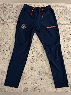 Marathon Authentic Ecuador National Team Soccer Training Navy Pants Men’s Size M